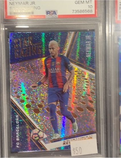 2017 Panini Revolution #SG-25 Neymar Jr. Star Gazing Astro — front
