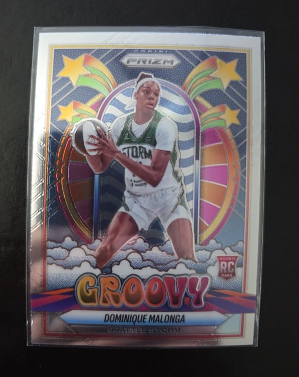 2025 Panini Prizm #8 Dominique Malonga — front