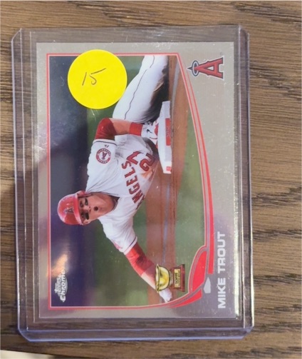 2017 Topps Chrome Update #TARC-7 Mike Trout — front