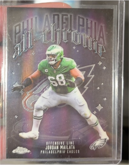 2025 Topps Chrome #ACT-12 Jordan Mailata — front