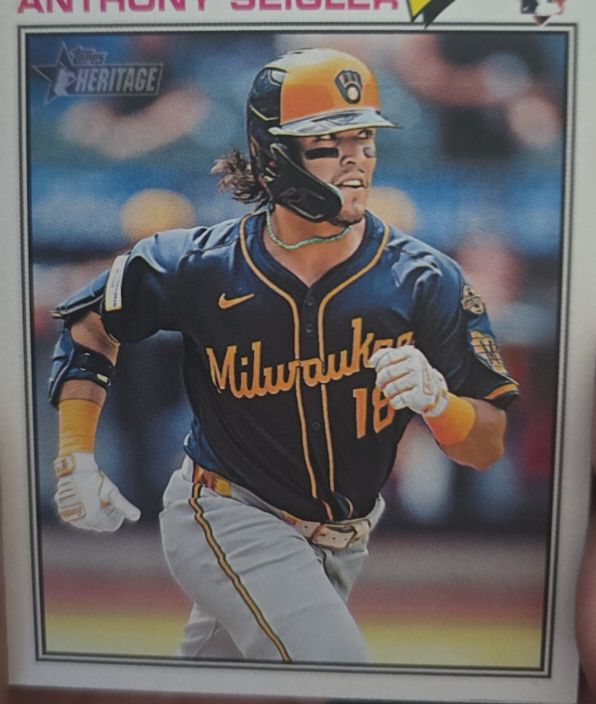 2026 Topps Heritage #128 Anthony Seigler — front