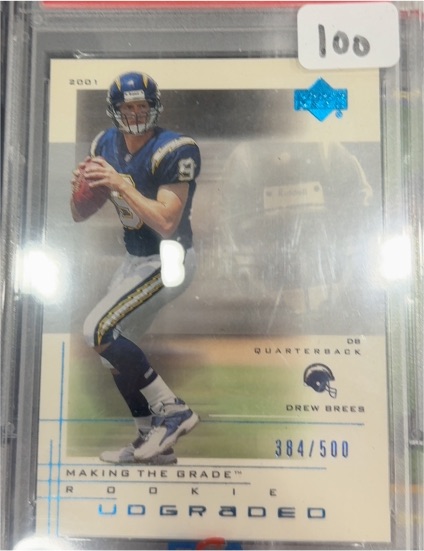 2001 Upper Deck #47 Drew Brees — front