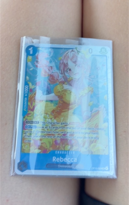 2026 One Piece Adventure on Kami's Island #OP15-053 Rebecca — front