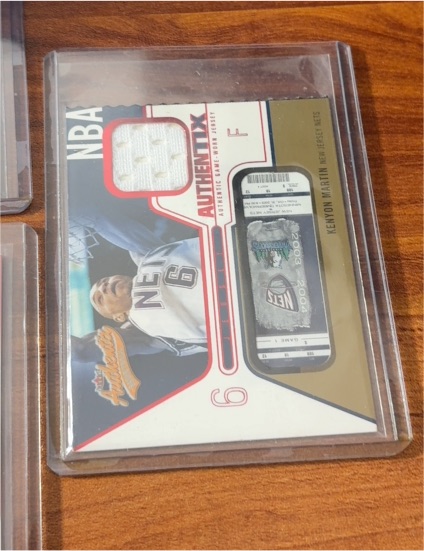 2002 Fleer Authentix #6 Kenyon Martin — front