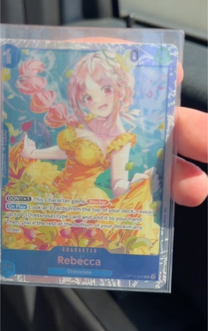2026 One Piece TCG OP15-053 Rebecca — front