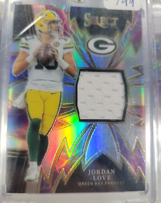 2023 Panini Select Sparks #SP-JLO Jordan Love — front