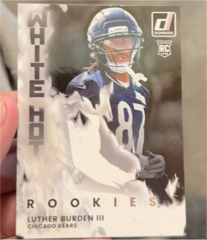 2025 Panini Donruss White Hot Rookies #WHR-LTB Luther Burden III — front