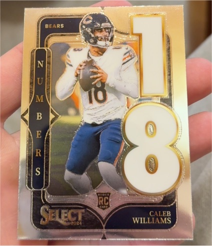 2024 Panini Select Numbers #19 Caleb Williams — front