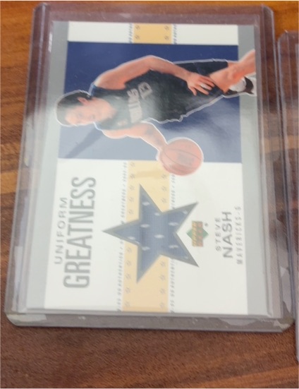 2002-03 Upper Deck UD Authentics #SN-U Steve Nash Uniform Greatness — front