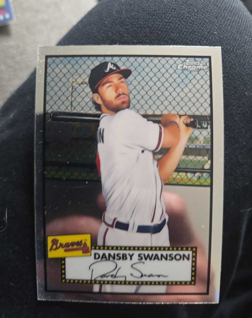 2021 Topps Chrome Platinum Anniversary #241 Dansby Swanson — front