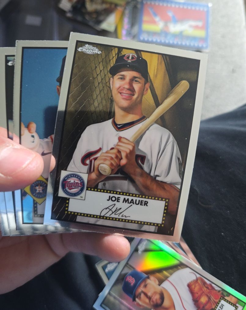2021 Topps Chrome Platinum Anniversary #528 Joe Mauer — front