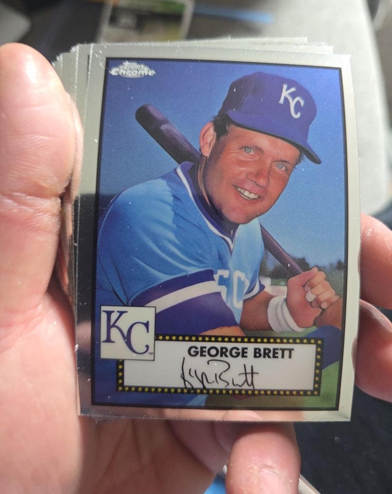 2021 Topps Chrome Platinum Anniversary #608 George Brett — front