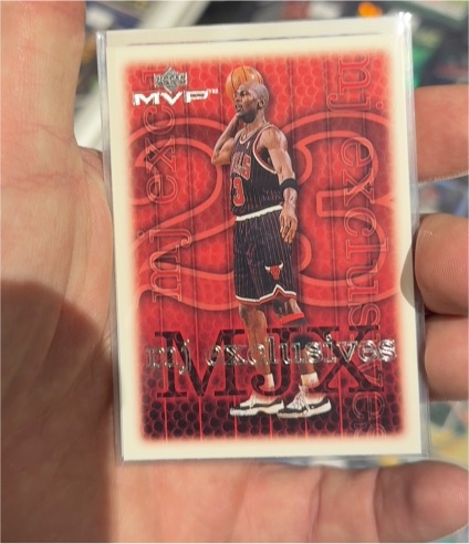 1999-00 Upper Deck MVP #186 Michael Jordan MJ Exclusives — front
