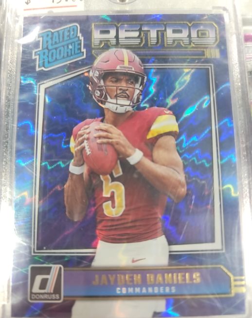 2024 Panini Donruss #11 Jayden Daniels Retro Rated Rookie — front