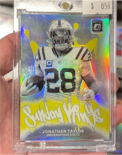 2025 Panini Donruss Optic #16 Jonathan Taylor Sunday Kings — front