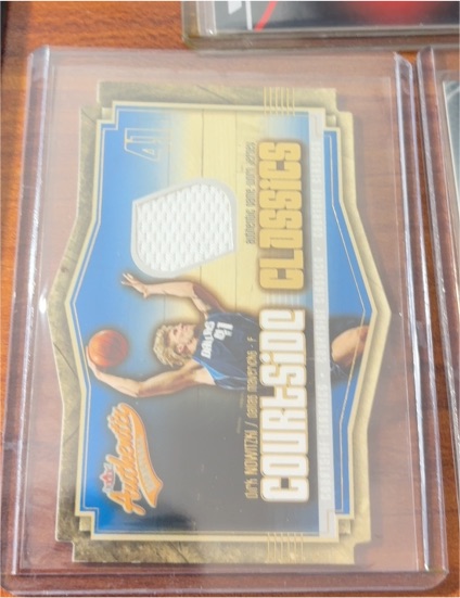 2003-04 Fleer Authentix #8 CC Dirk Nowitzki Courtside Classics — front