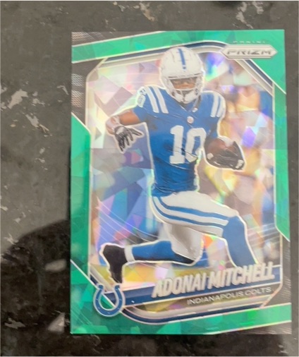 2025 Panini Prizm #49 Adonai Mitchell — front