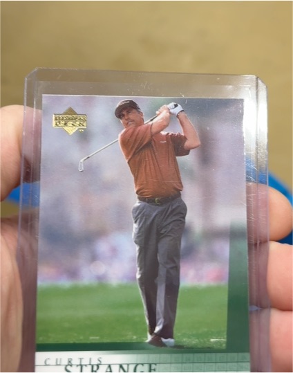2001 Upper Deck Golf #26 Curtis Strange — front