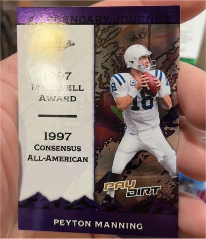 2026 Leaf Paydirt #JB-PM2 Peyton Manning — front