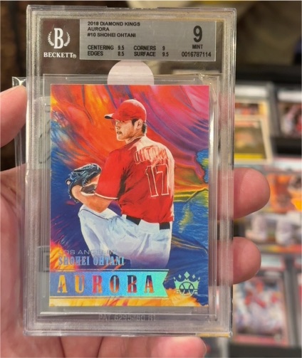 2018 Panini Diamond Kings Aurora #A10 Shohei Ohtani — front