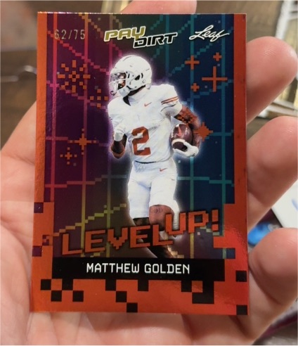 2026 Leaf Paydirt Level Up! #UB-34 Matthew Golden — front