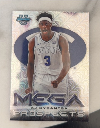 2025 Bowman Chrome #TT-1 AJ Dybantsa — front