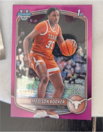 2025 Bowman Chrome #BCP-15 Madison Booker — front