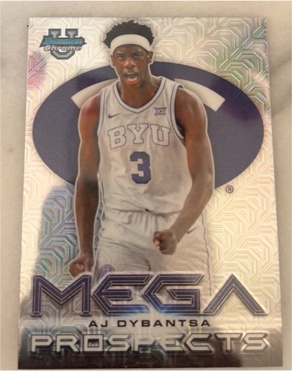 2025-26 Bowman Chrome #TT-1 AJ Dybantsa Talent Tracker — front