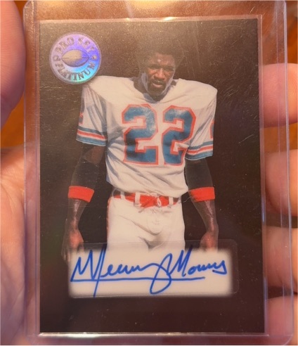 1997 Upper Deck NFL Legends Autographs #AL-144 Mercury Morris — front