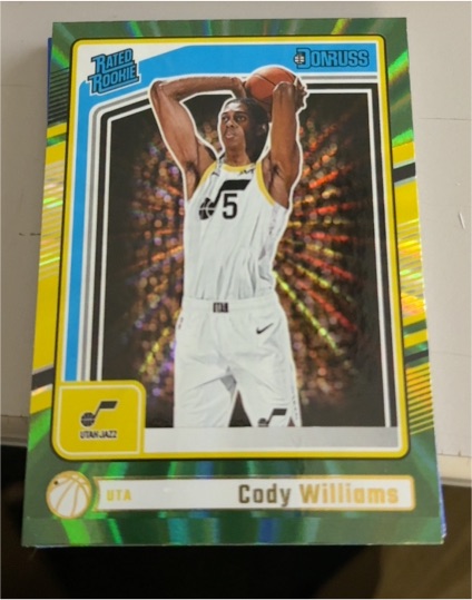 2024-25 Panini Donruss #230 Cody Williams — front