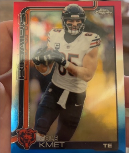 2025 Topps Chrome #51 Cole Kmet — front