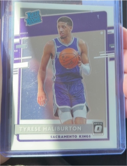 2020-21 Panini Donruss Optic #162 Tyrese Haliburton — front