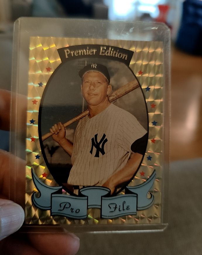 1992 Premier Edition #10 Mickey Mantle — front