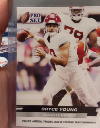 2022 Leaf Pro Set Draft #PS-01 Bryce Young — front