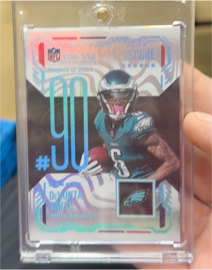 2025 Panini Score Top 100 #90 DeVonta Smith — front