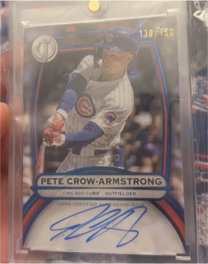 2025 Topps Tribute #TA-PCA Pete Crow-Armstrong — front