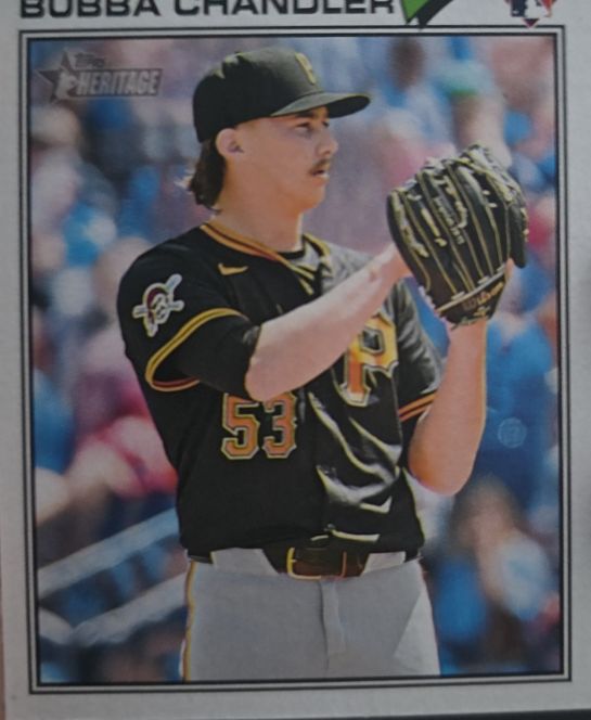 2026 Topps Heritage #265 Bubba Chandler — front