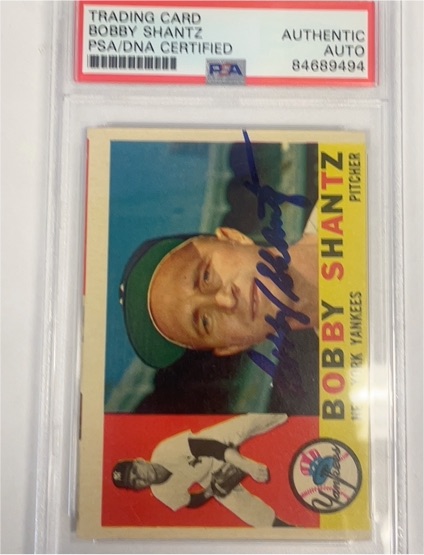 1954 Topps #21 Bobby Shantz — front