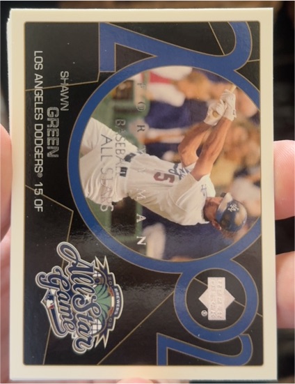 2001 Upper Deck #15 Shawn Green — front