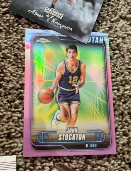 2024-25 Topps Chrome #46 John Stockton — front