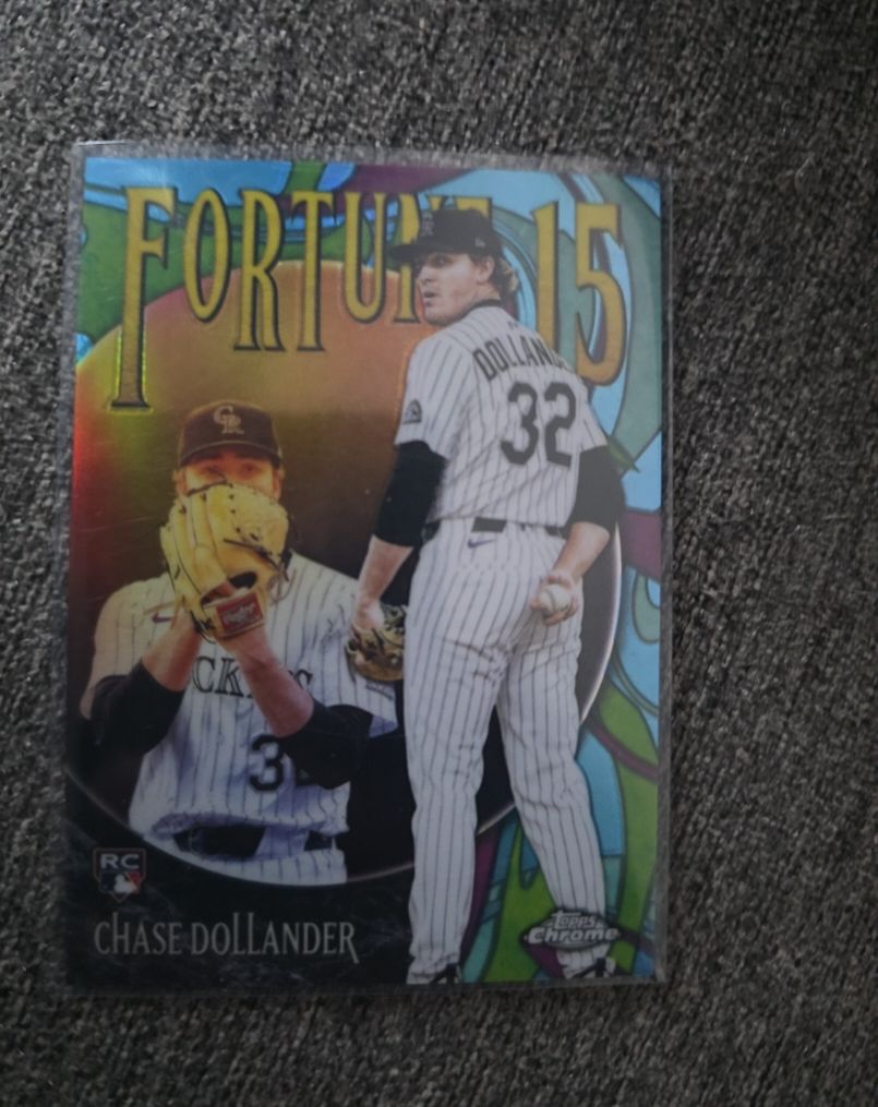 2025 Topps Chrome Update Series Fortune 15 #F15-21 Chase Dollander — front