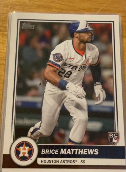 2026 Topps Flagship Collection #40 Brice Matthews — front