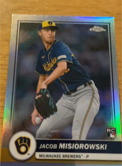 2026 Topps Chrome #33 Jacob Misiorowski — front