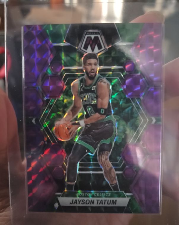 2022-23 Panini Mosaic #31 Jayson Tatum — front