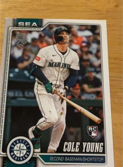 2026 Topps Series 1 #129 Cole Young — front