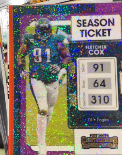 2021 Panini Contenders Season Ticket #91 Fletcher Cox — front