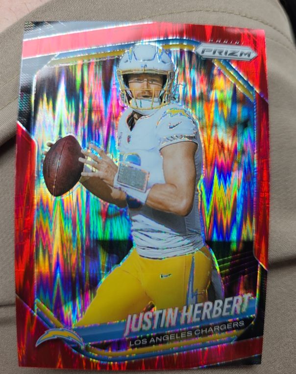 2025 Panini Prizm #215 Justin Herbert — front