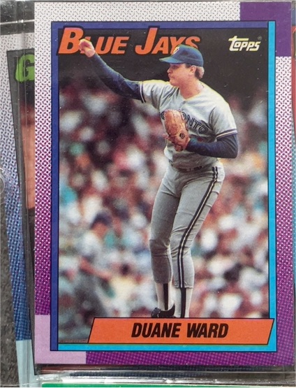 1990 Topps #28 Duane Ward — front
