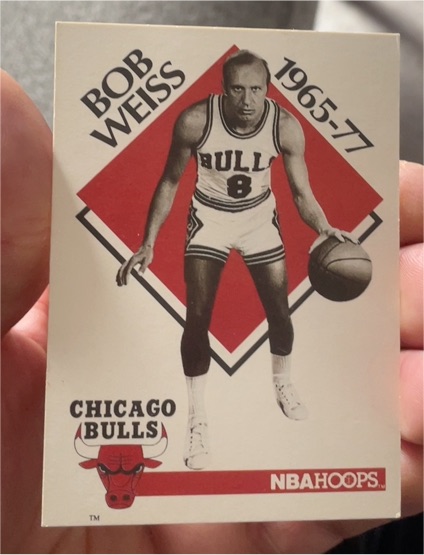 1990 NBA Hoops #346 Bob Weiss — front