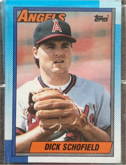 1990 Topps #189 Dick Schofield — front